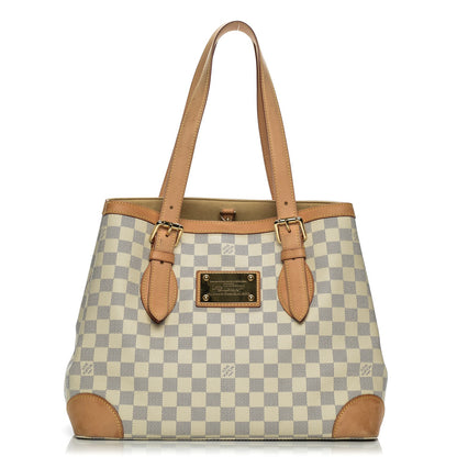 Louis Vuitton Damier Azur Hampstead MM 1 of 11