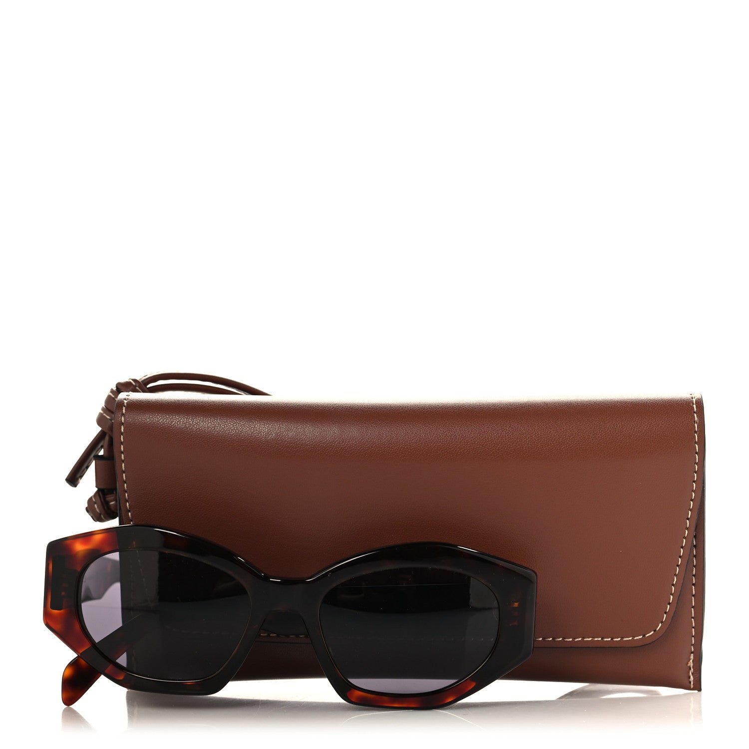 Celine Acetate Triomphe 01 Sunglasses CL 40238U Tortoise 7 of 7