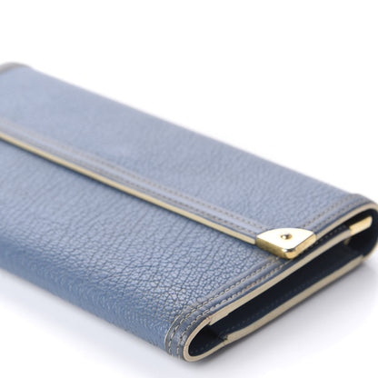 Louis Vuitton Suhali Porte Tresor International Wallet Blue 7 of 8