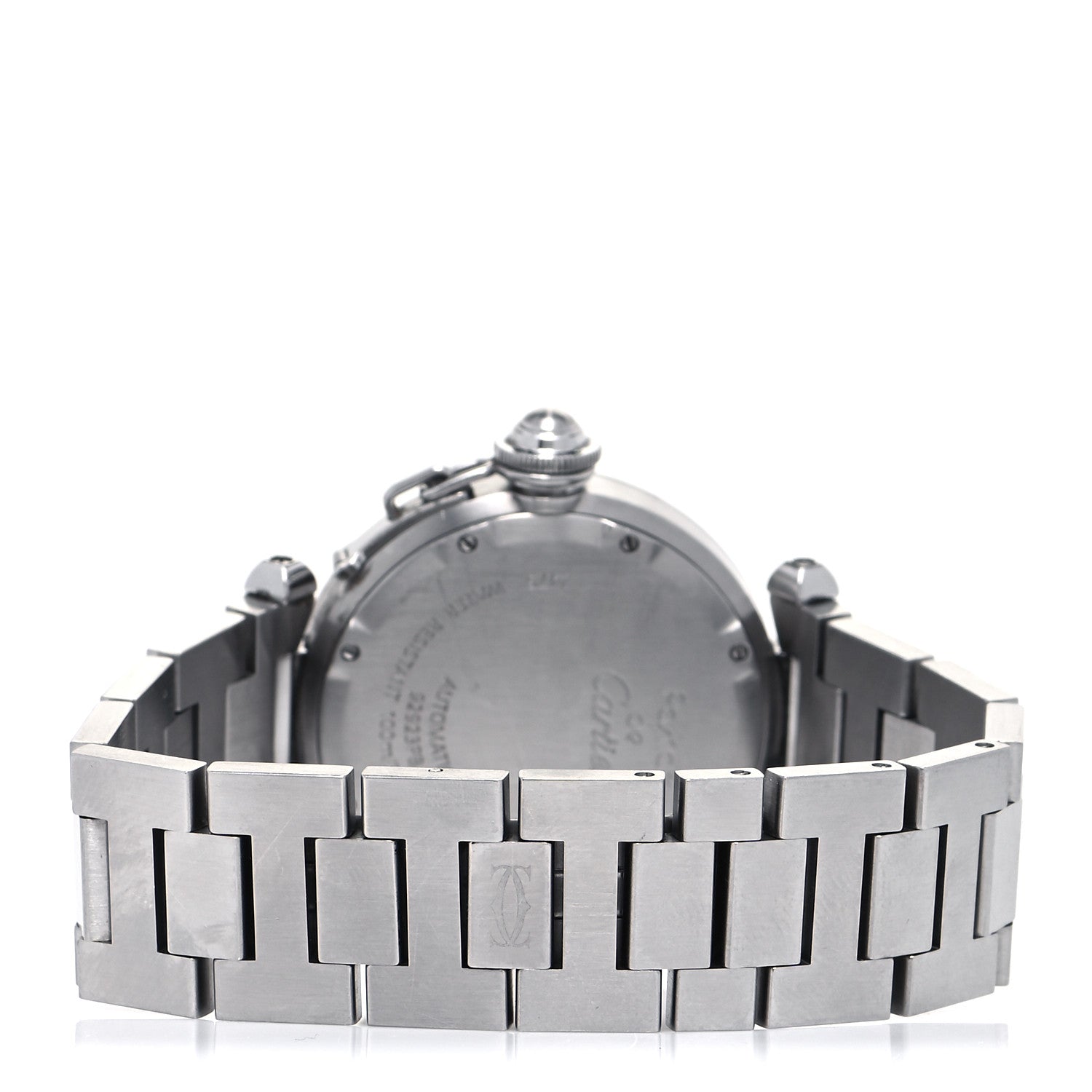 Cartier Stainless Steel 35mm Pasha C Big Date Automatic Watch Blue 3 of 4