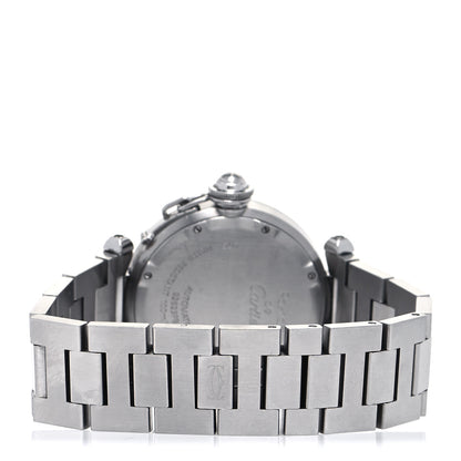 Cartier Stainless Steel 35mm Pasha C Big Date Automatic Watch Blue 3 of 4