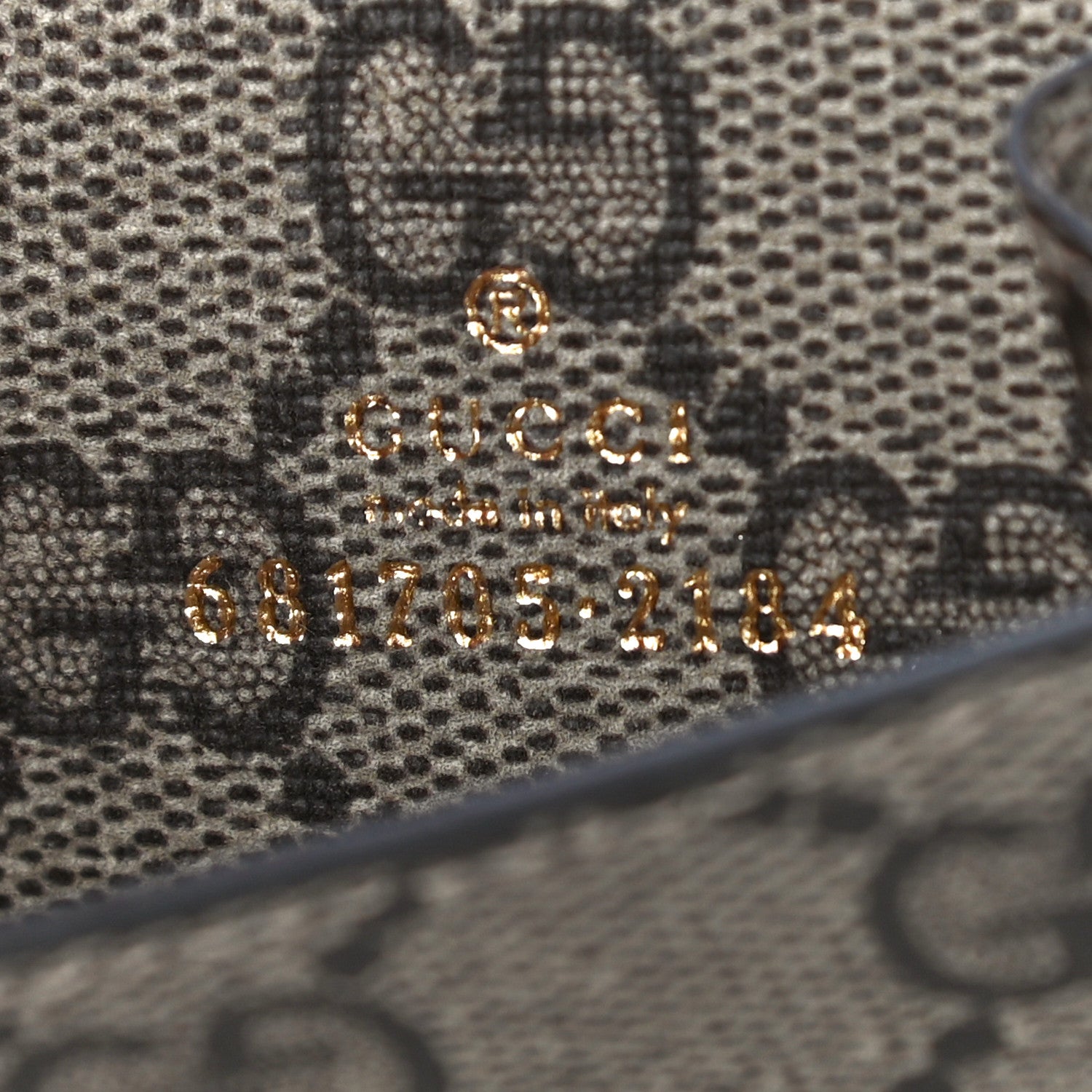 Balenciaga GUCCI X BALENCIAGA GG Supreme Monogram Logo Mini Cash Wallet on Chain Beige Ebony 6 of 10