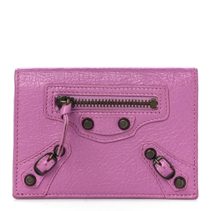 Balenciaga Agneau Classic Hardware Card Case Rose Berlingot 1 of 9