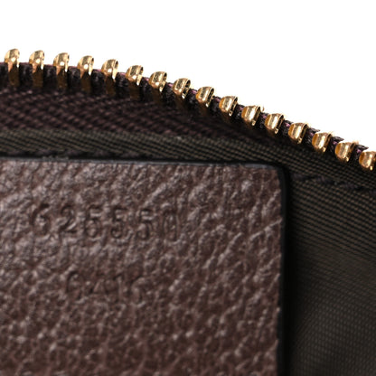 Gucci GG Supreme Monogram Textured Calfskin Web Medium Ophidia Cosmetic Case Beige Ebony New Acero 7 of 10