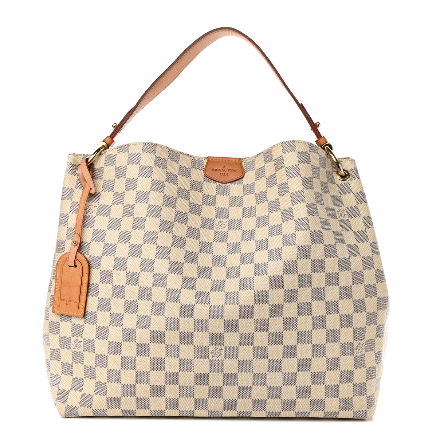 Damier Azur Graceful MM Rose Ballerine