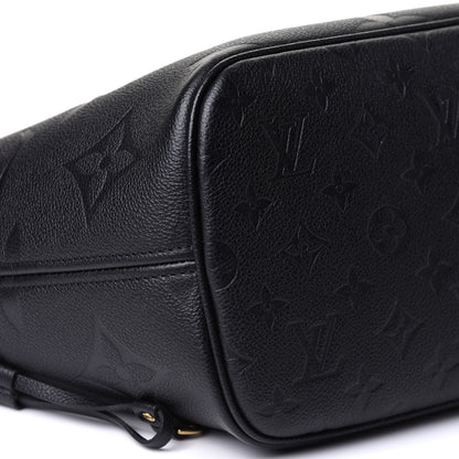 Louis Vuitton Empreinte Monogram Giant Neverfull MM Black 7 of 8