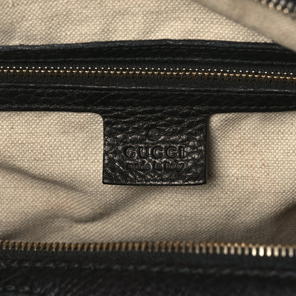 Gucci Calfskin Vintage Web Medium Boston Black 6 of 16