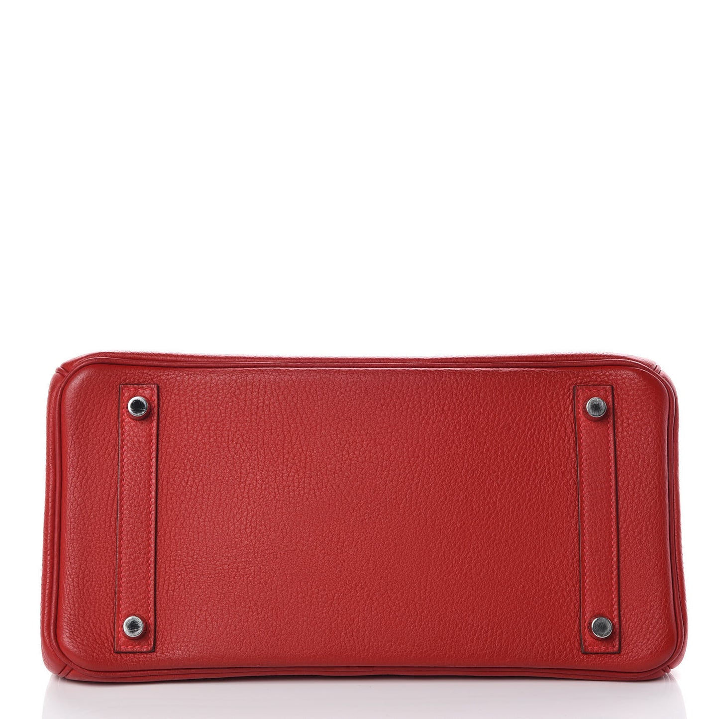 Taurillon Clemence Birkin 30 Rouge Casaque