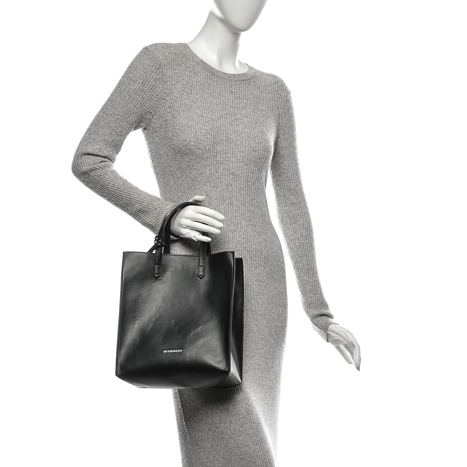 Givenchy Calfskin Stargate Shopper Tote Black 2 of 7