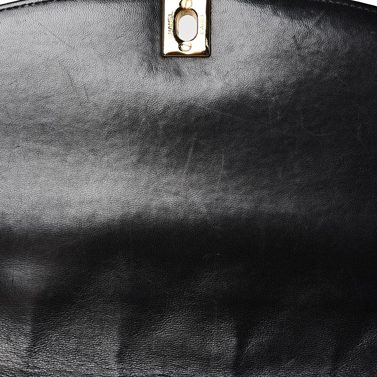 Lambskin Quilted Medium Single Flap Black