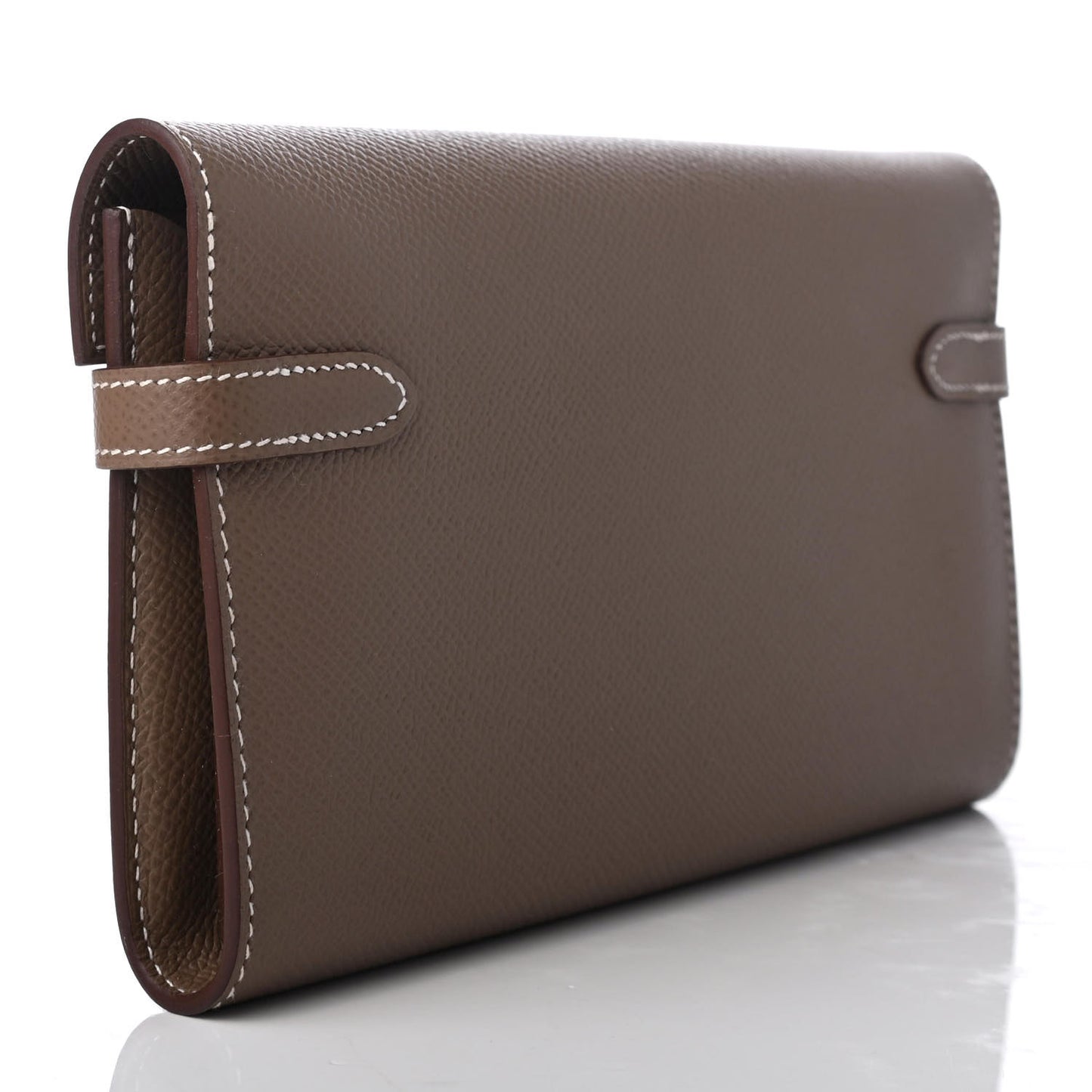 Epsom Kelly Longue Wallet Etoupe
