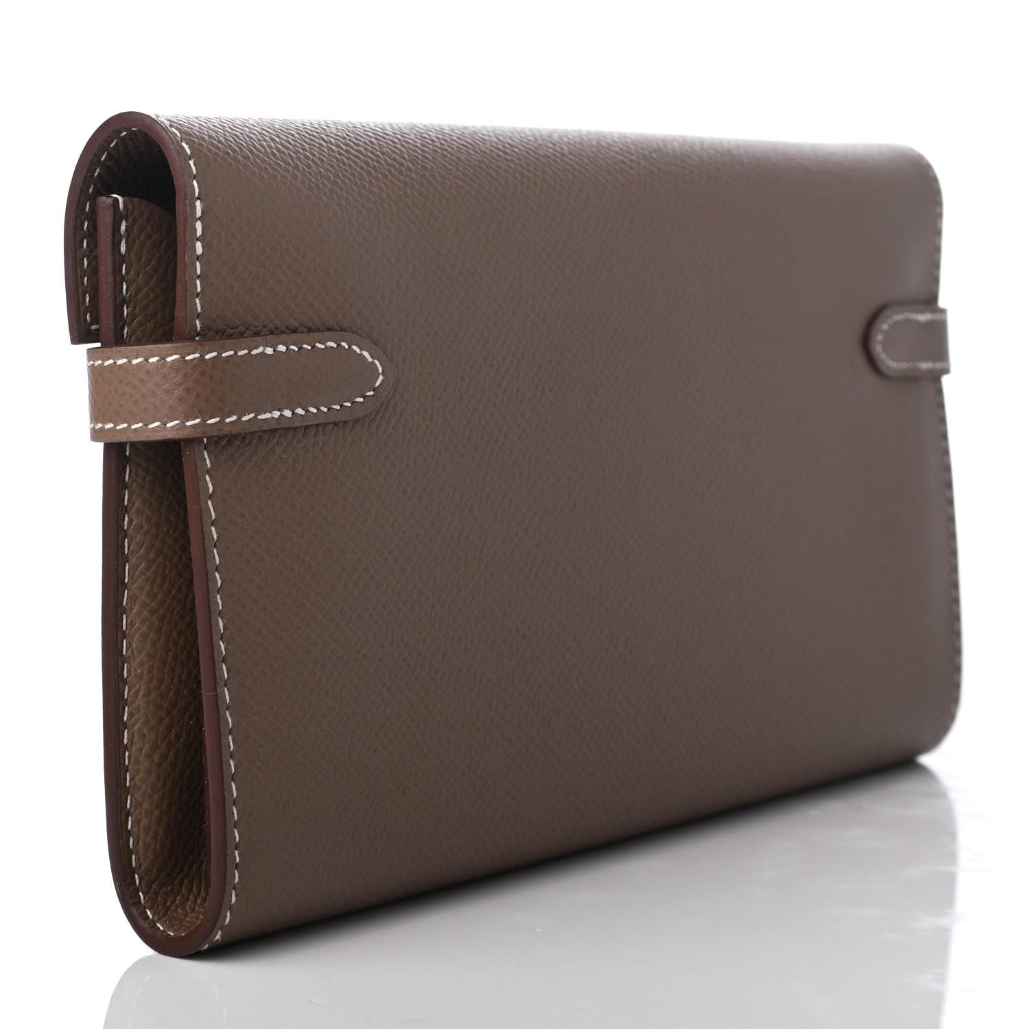 Hermes Epsom Kelly Longue Wallet Etoupe 3 of 7