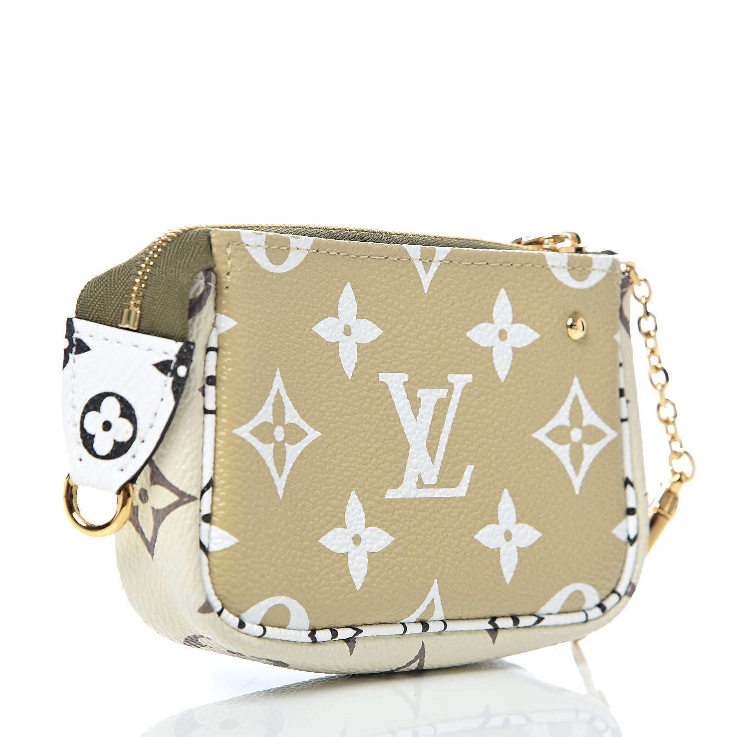Louis Vuitton Monogram Giant Micro Pochette Accessories Kaki White 3 of 8