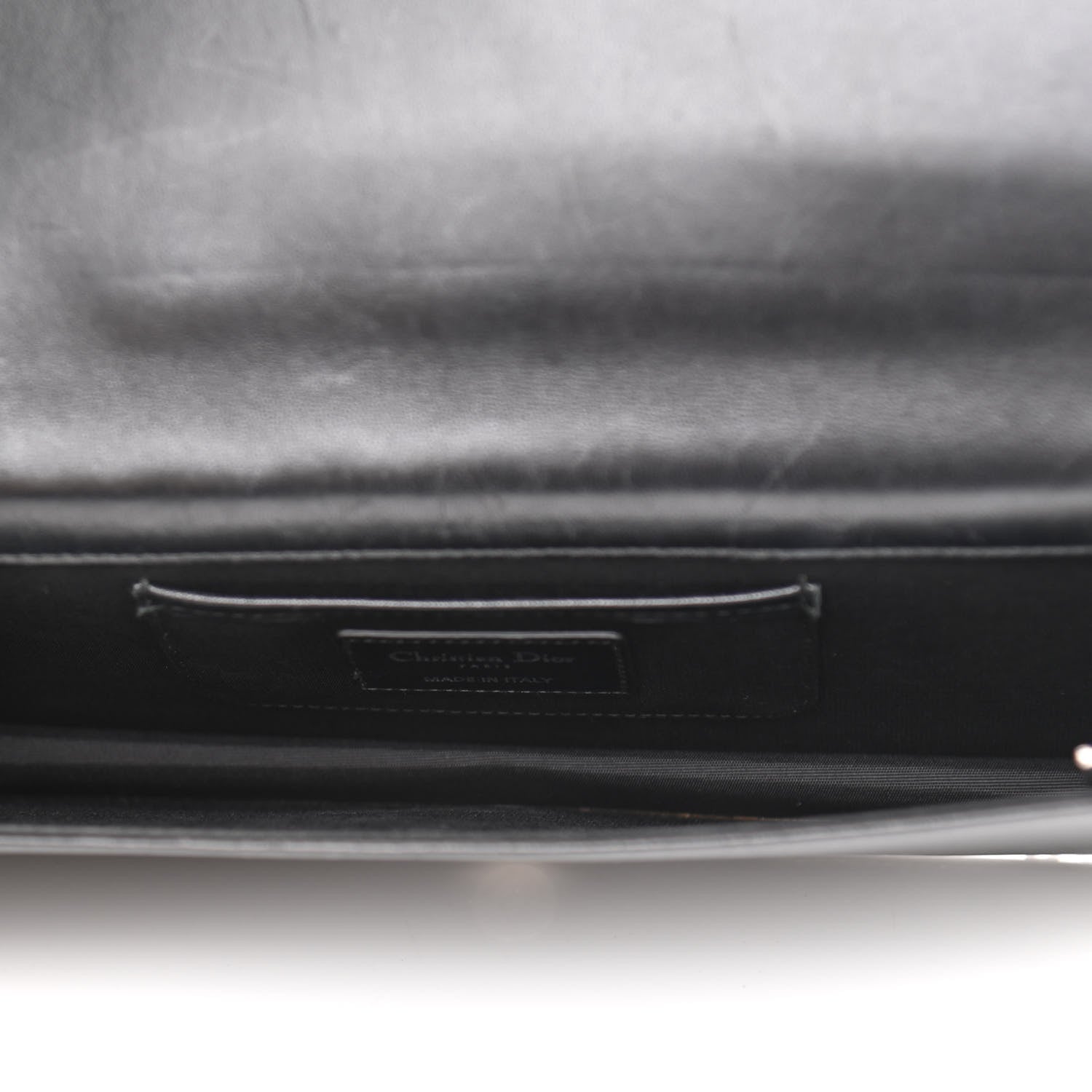 Christian Dior Lambskin Cannage Lady Dior Convertible Clutch Black 4 of 14