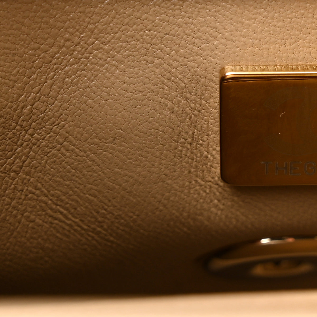 Chanel Caviar Lizard Embossed Quilted Extra Mini Coco Handle Flap Dark Beige 7 of 10