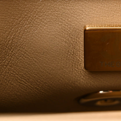 Chanel Caviar Lizard Embossed Quilted Extra Mini Coco Handle Flap Dark Beige 7 of 10