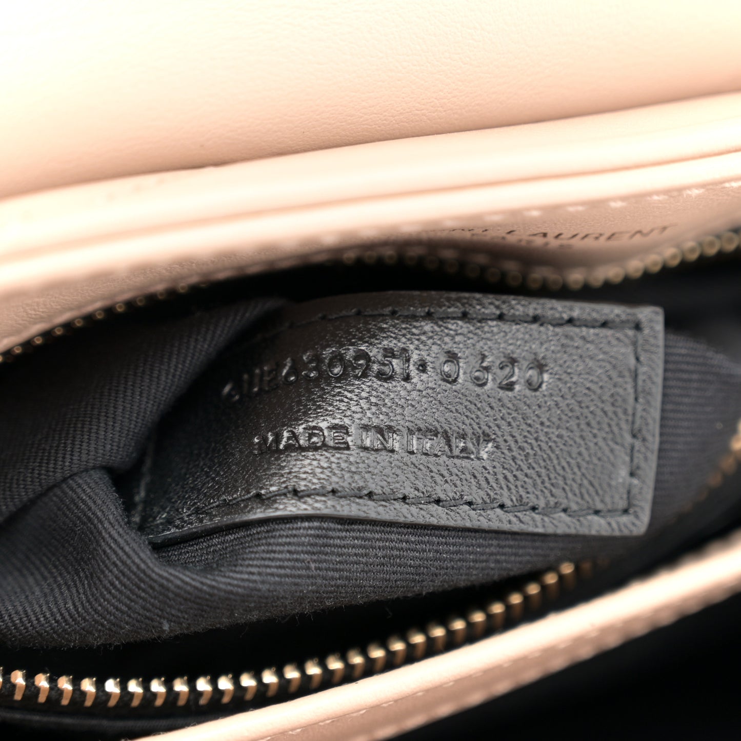 Calfskin Y Quilted Monogram Toy Loulou Crossbody Bag Dark Beige