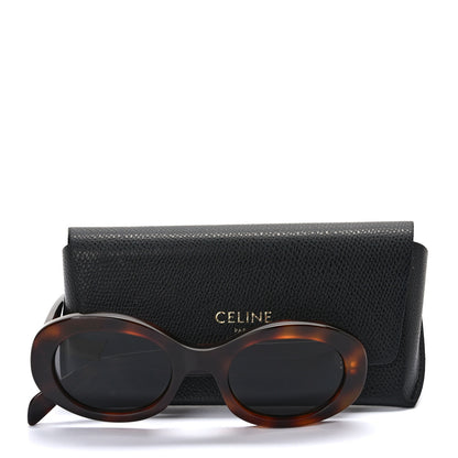 Celine Acetate Triomphe 01 Sunglasses CL 40194U Medium Havana 7 of 7
