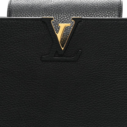 Louis Vuitton Taurillon Capucines PM Black 7 of 14