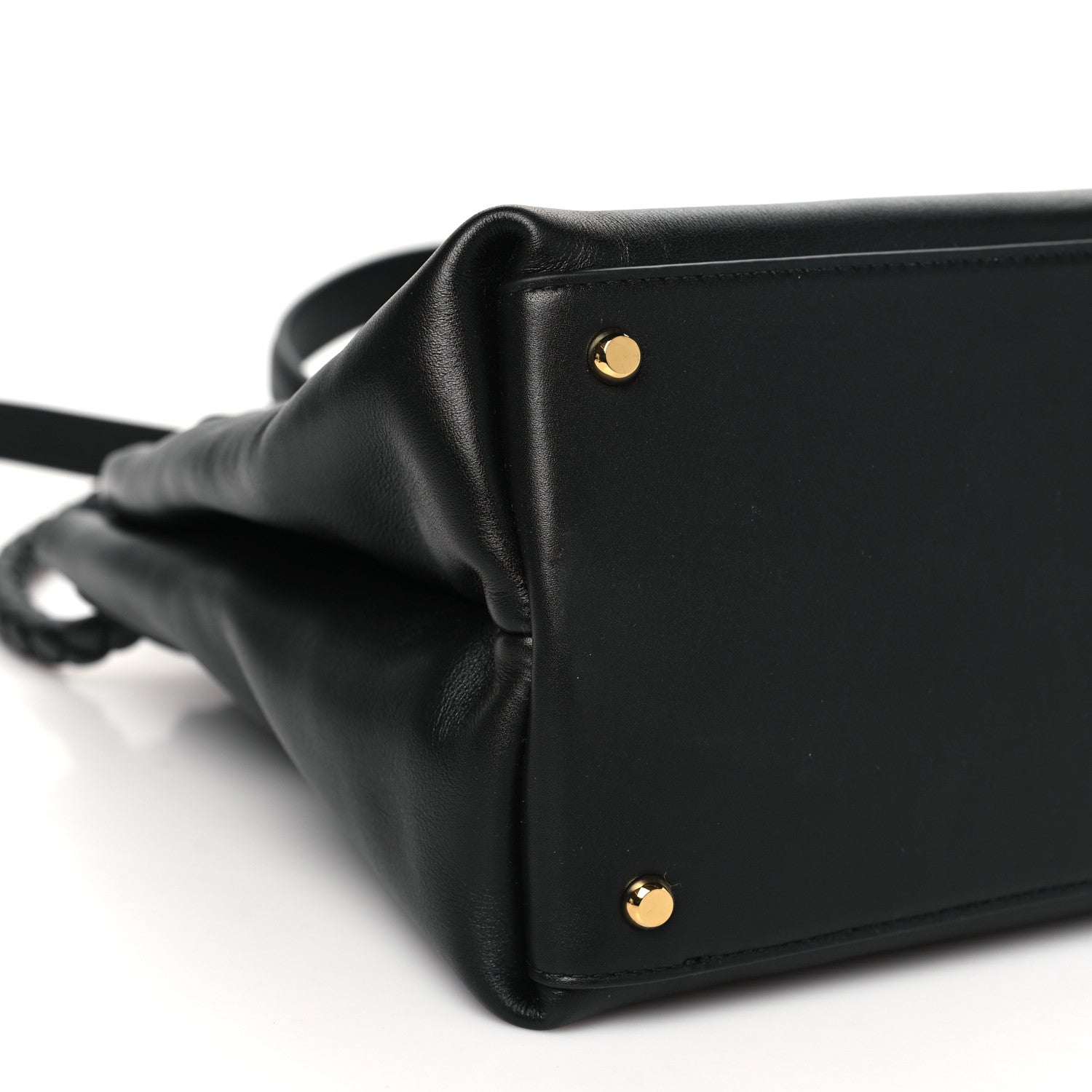 Bottega Veneta Silky Calfskin Medium Ciao Ciao Black 9 of 10