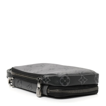 Louis Vuitton Monogram Eclipse Reverse Double Phone Pouch 4 of 10