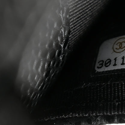 Chanel Caviar Quilted Flap Card Holder Wallet Black 8 of 9