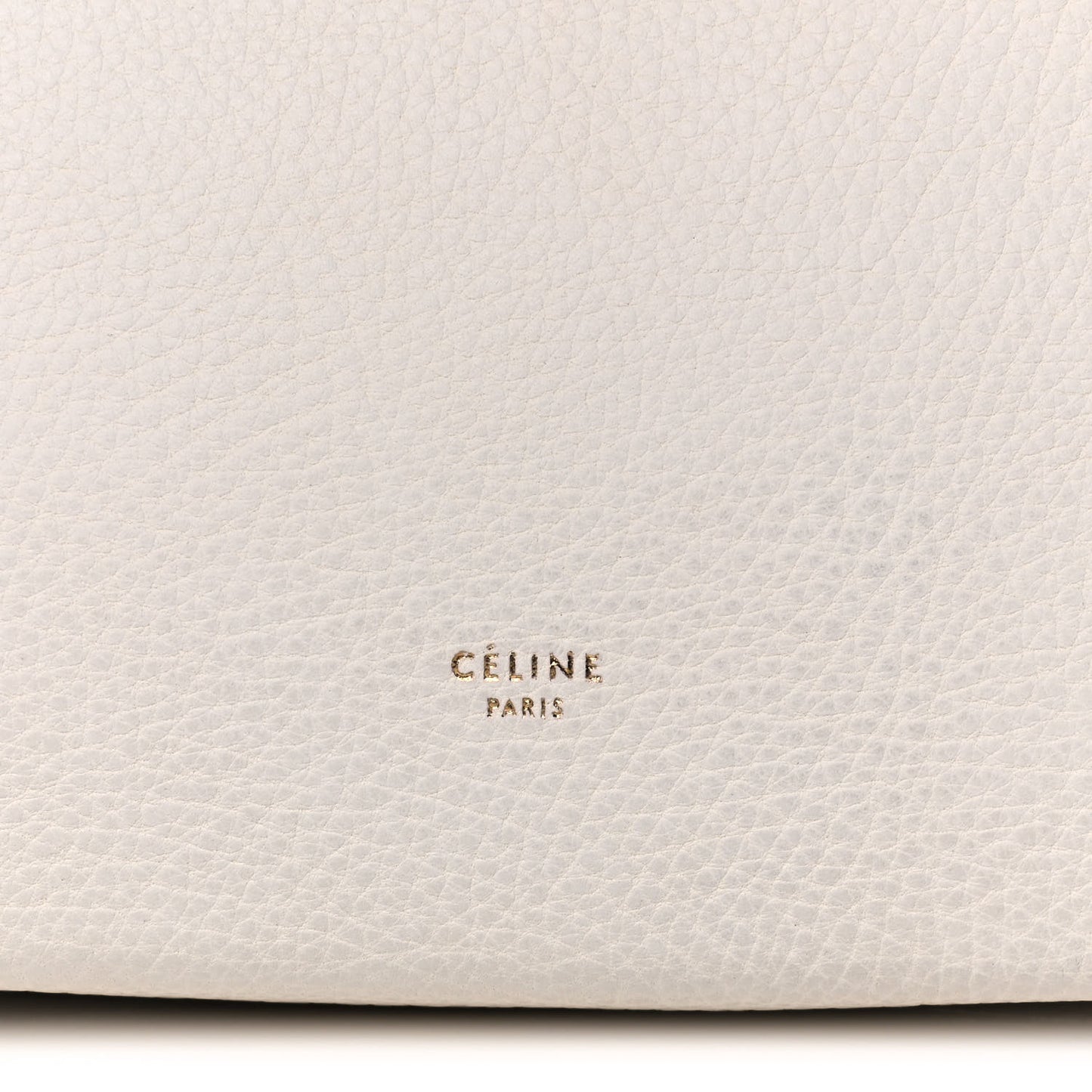 Elephant Calfskin Mini Belt Bag White