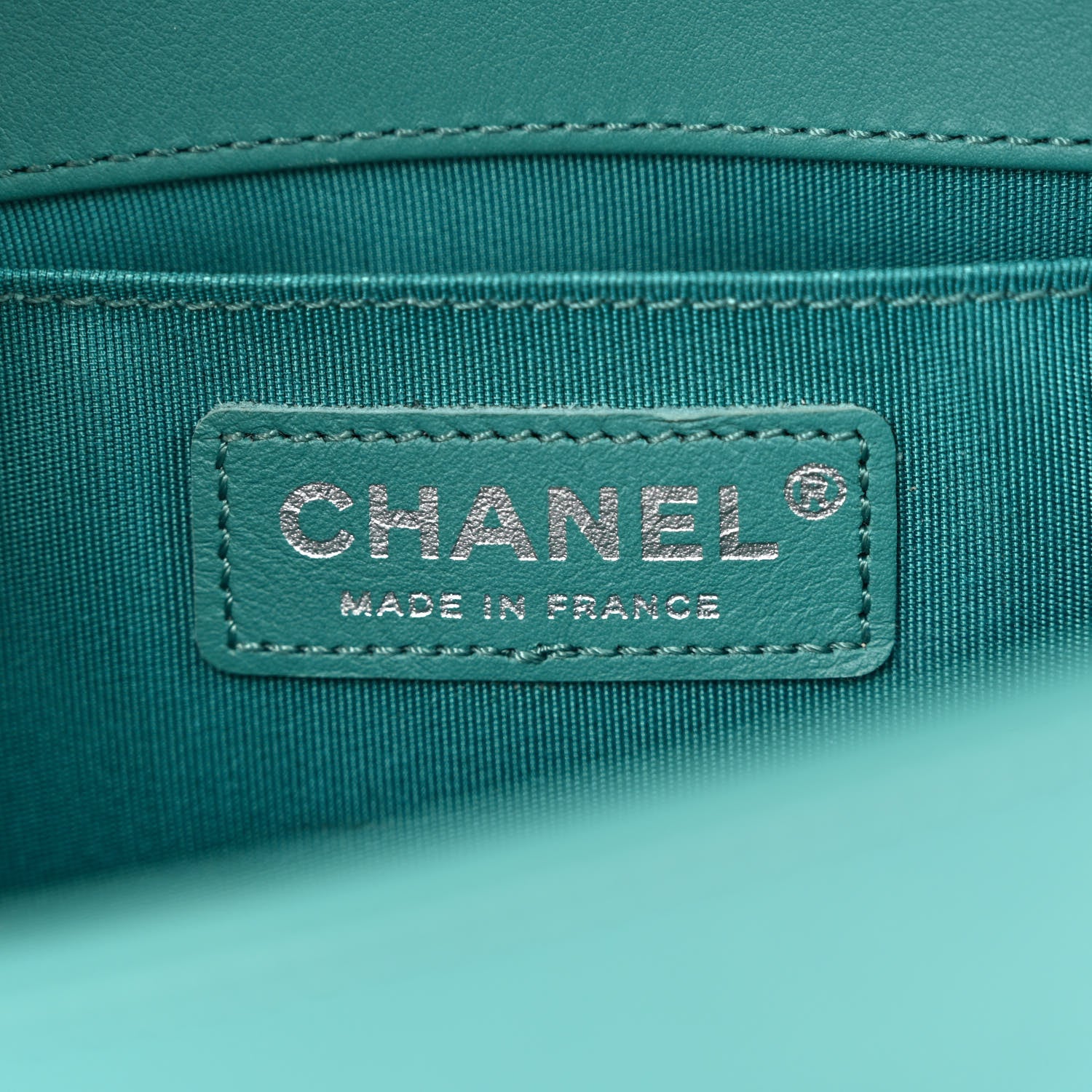 Chanel Calfskin Quilted Small Boy Flap Turquoise 6 of 14