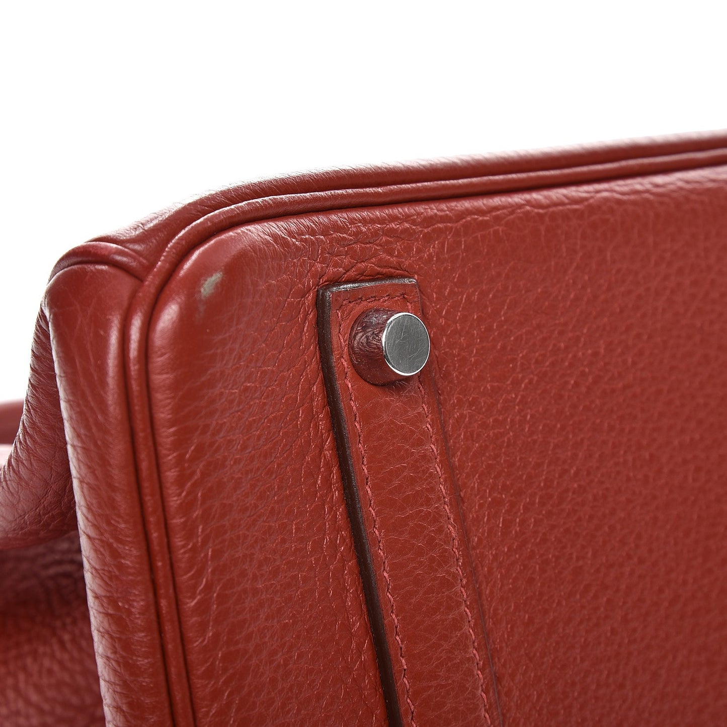 Taurillon Clemence Birkin 35 Rouge Venetian