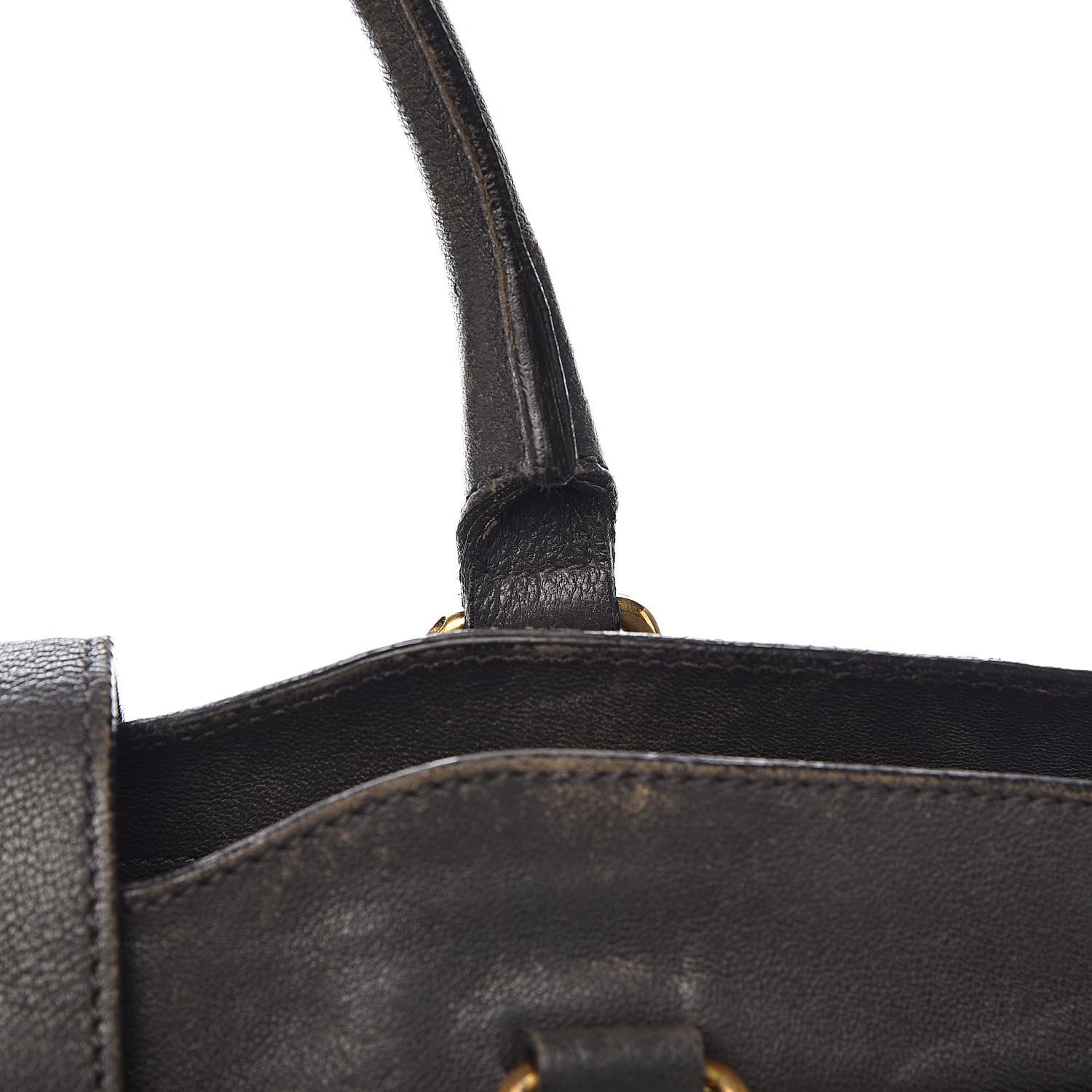 Saint Laurent Sheepskin Large Cabas ChYc Grey 15 of 30