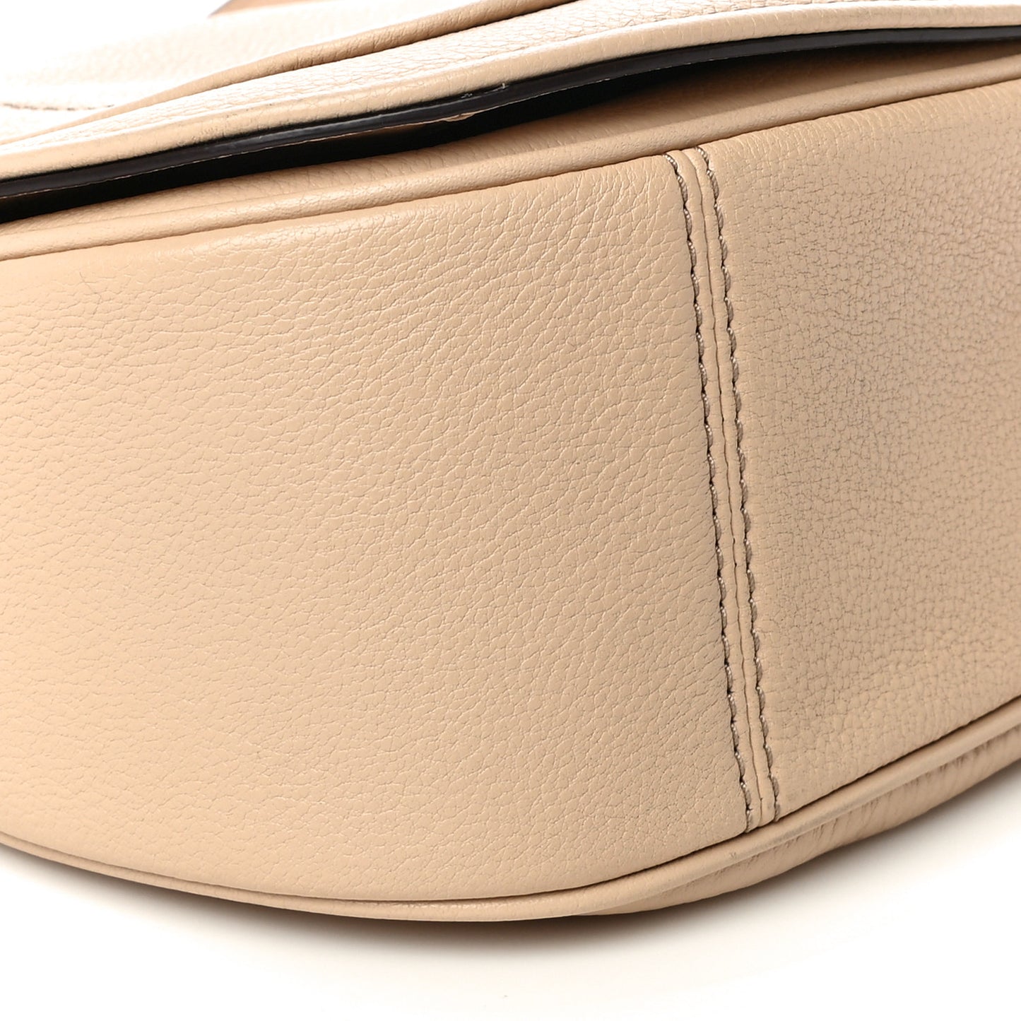 Calfskin Empire City Messenger Crossbody Beige