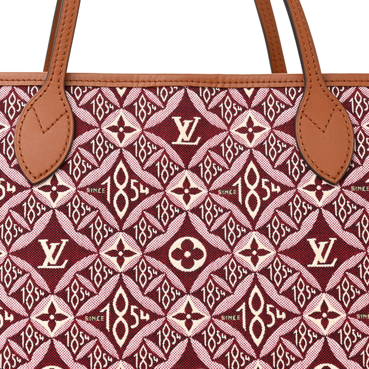 Jacquard Since 1854 Neverfull MM Bordeaux