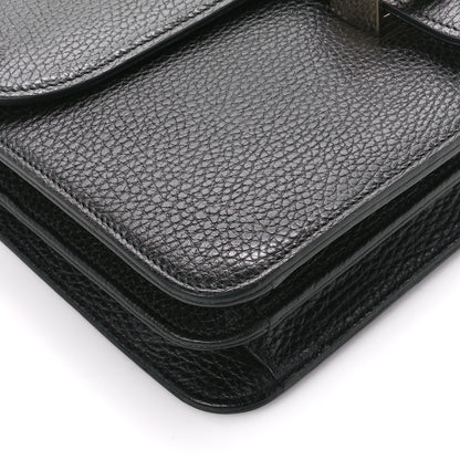 Gucci Dollar Calfskin Interlocking G Chain Wallet Black 11 of 13