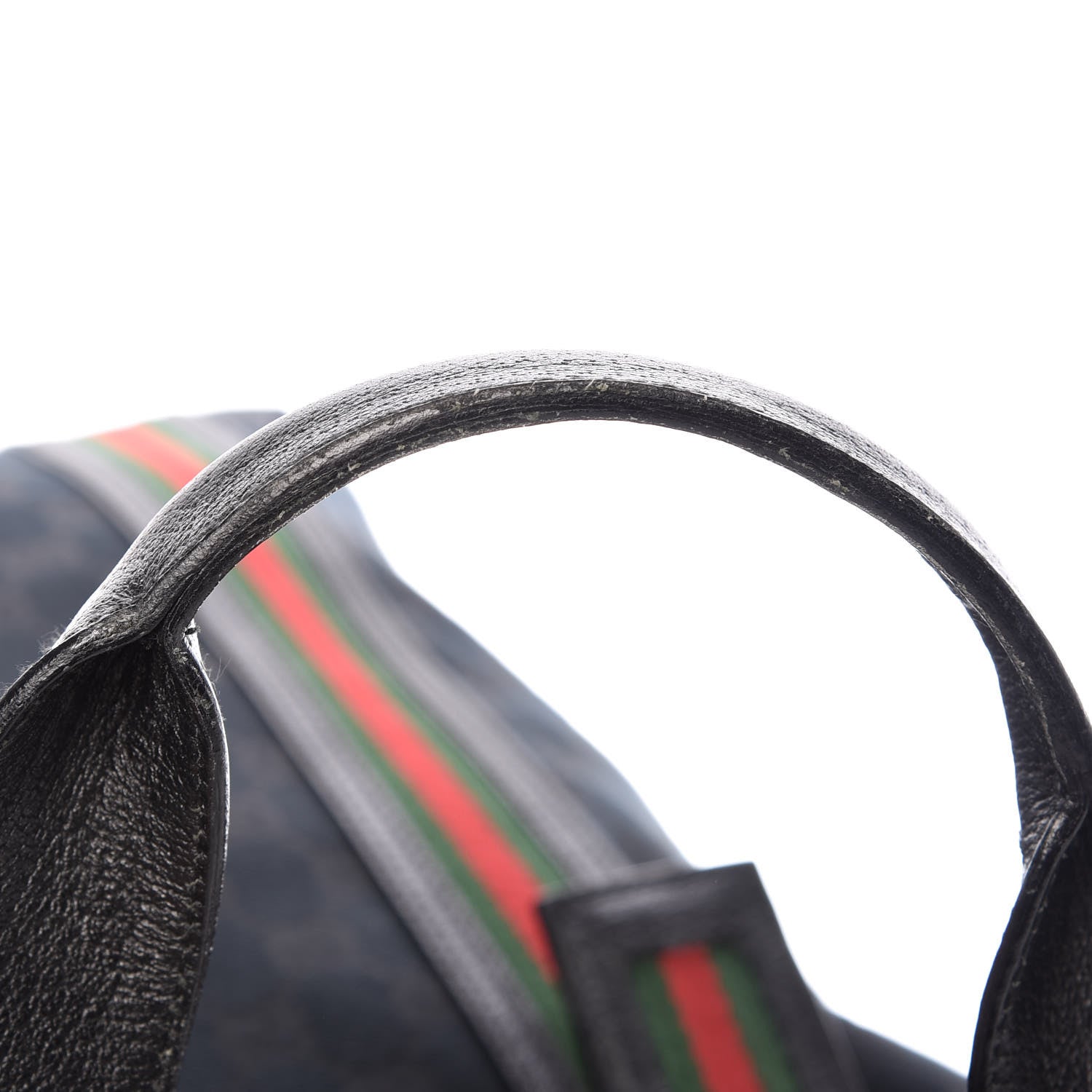 Gucci GG Monogram Web Handle Vertical Tote Bag Black 12 of 17