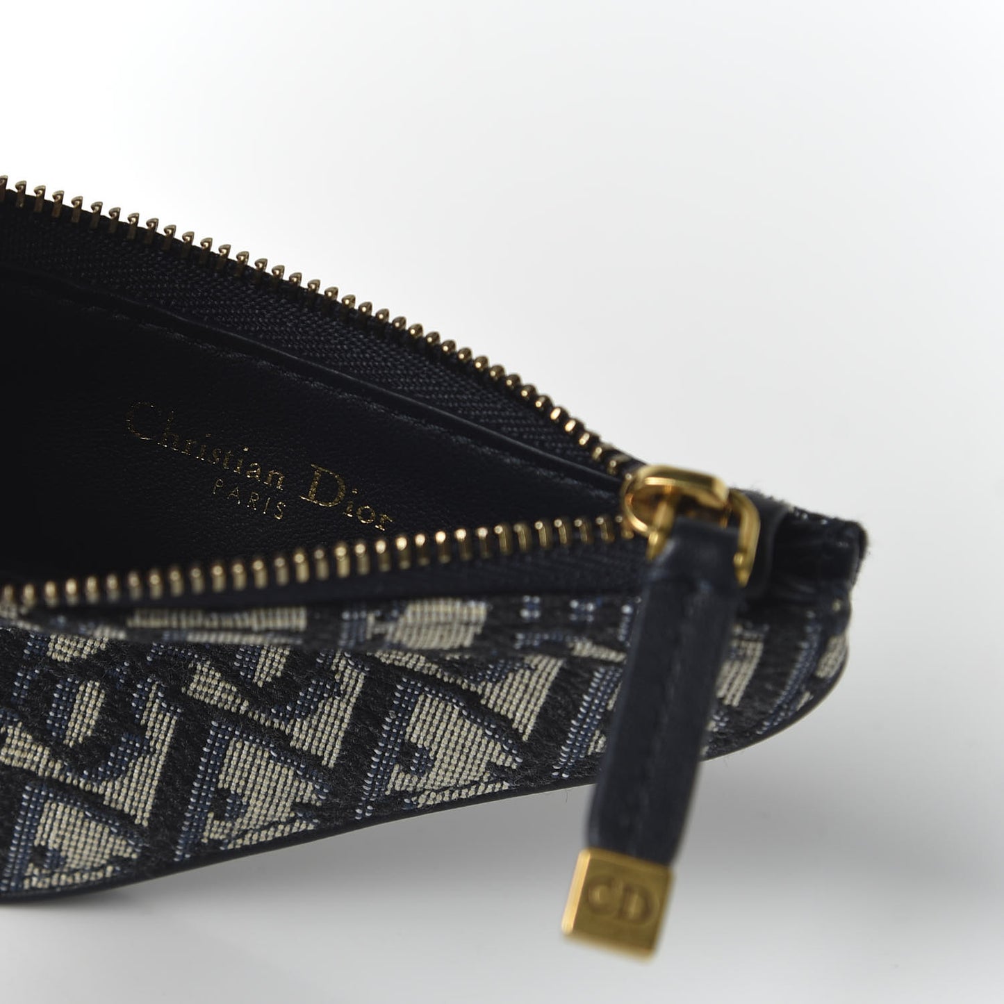 Oblique Saddle Coin Purse Blue