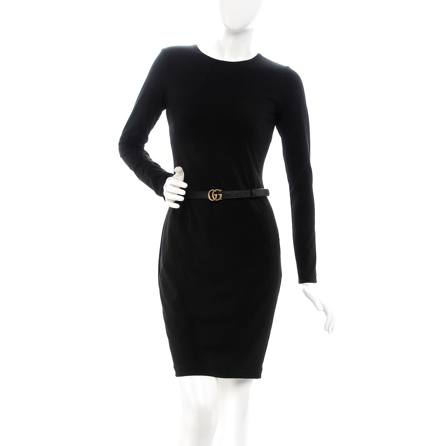 Calfskin Double G 20mm Belt 75 30 Black