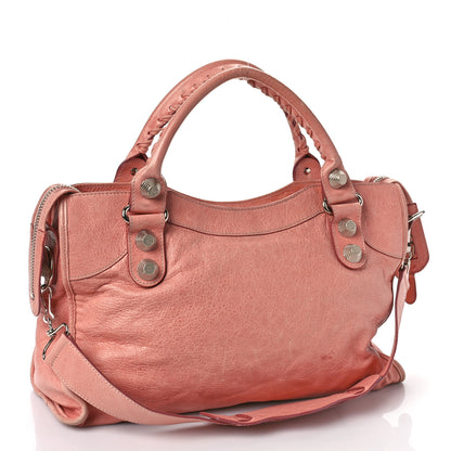 Balenciaga Agneau Giant 21 Silver Hardware City Vieux Rose 2 of 10