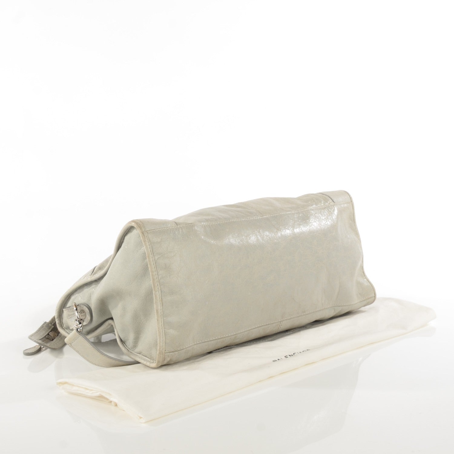 Balenciaga Agneau Giant 12 Silver Hardware Part Time Gris Ciment 4 of 13