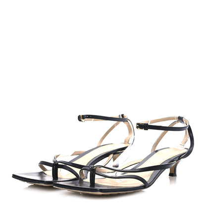 Bottega Veneta Lambskin Stretch Multi Strap 35mm Sandals 41 Black 3 of 14