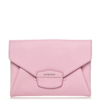 Givenchy Sugar Goatskin Medium Antigona Envelope Clutch Pink 1 of 6