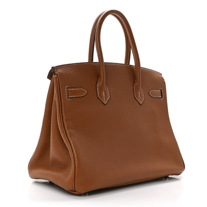 Hermes Togo BIRKIN 30 Gold 3 of 12