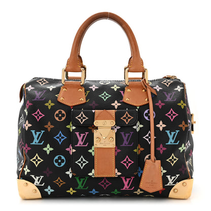 Louis Vuitton Monogram Multicolor Speedy 30 Black 1 of 11