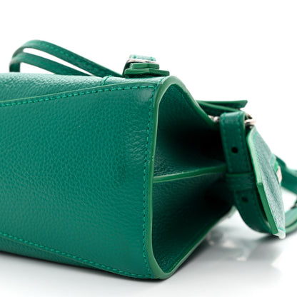 Balenciaga Grained Calfskin Neo Classic Silver Hardware Mini City Jade 10 of 14