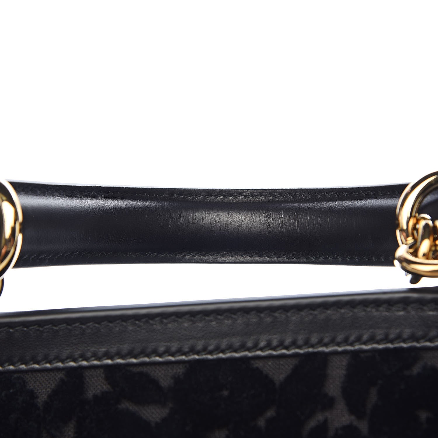 Dolce & Gabbana Velvet Floral Large Miss Sicily Satchel Black 10 of 12