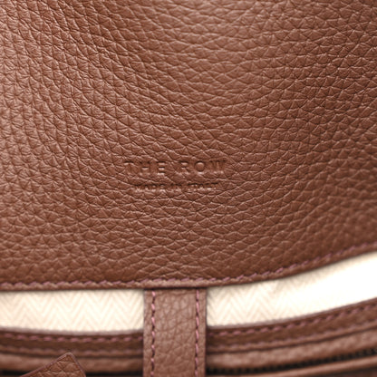 The Row Matte Grained Calfskin Soft Margaux 15 Dark Mocha 6 of 10