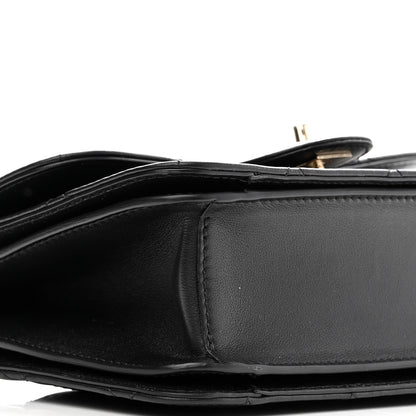 Chanel Calfskin Quilted Small Top Handle Flap Black 8 of 10
