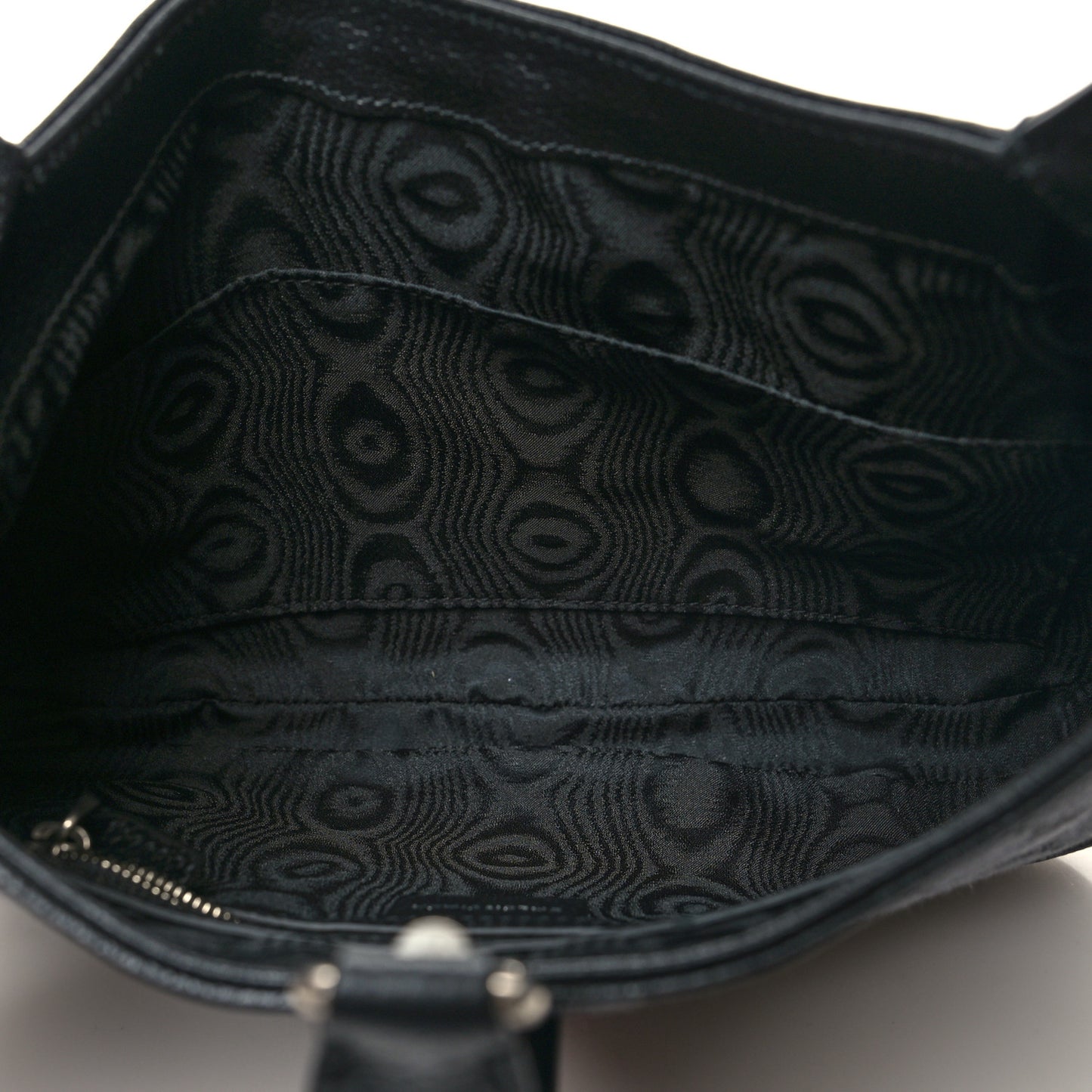 X BALENCIAGA BB Monogram Calfskin Web Small Jackie 1961 Hobo Black
