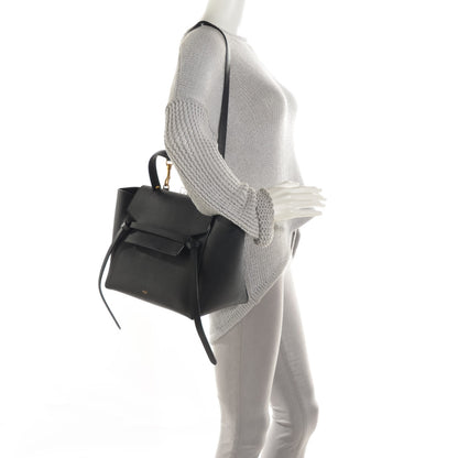 Celine Grained Calfskin Mini Belt Bag Black 2 of 7