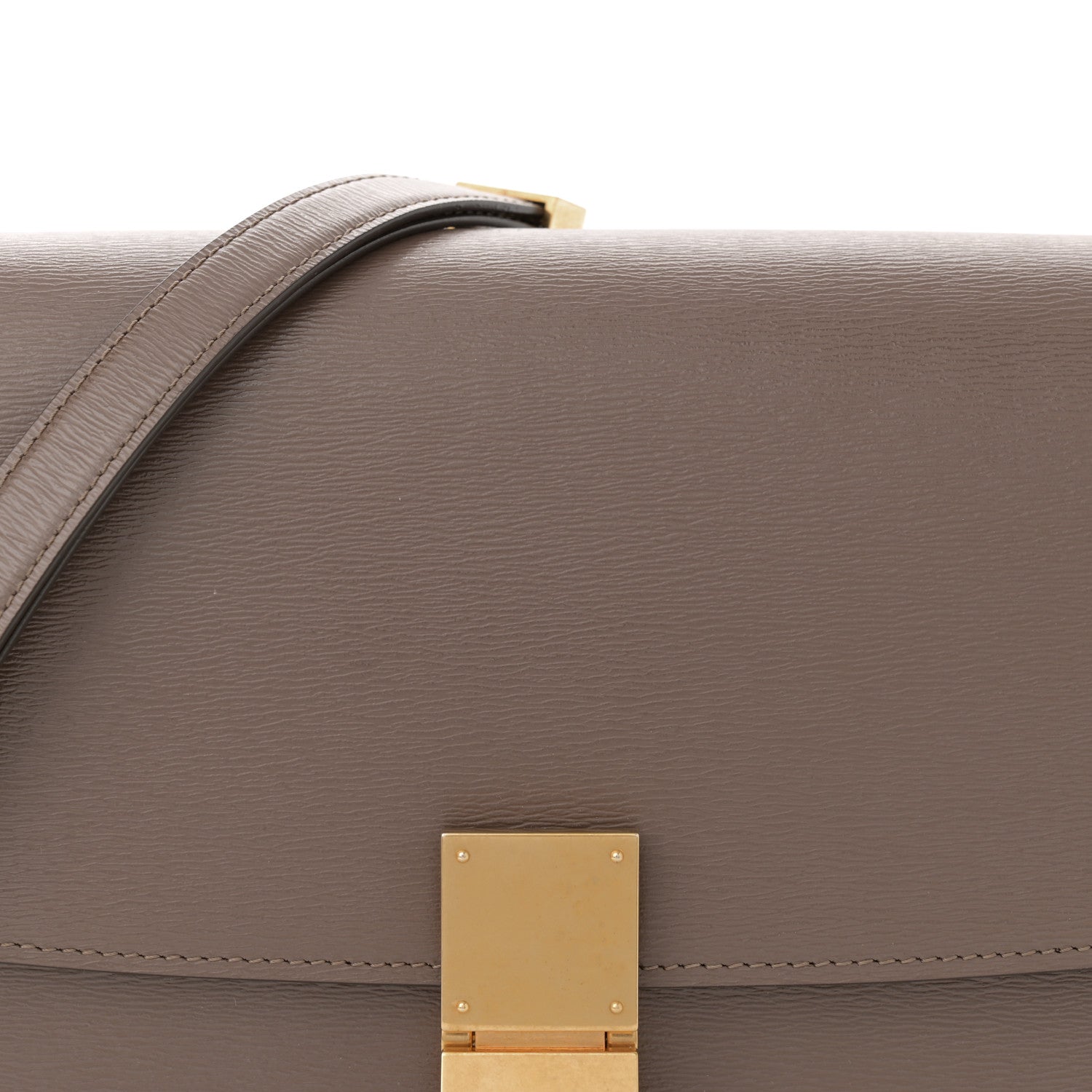 Celine Liege Calfskin Medium Classic Box Flap Bag Glazed Nut 9 of 12