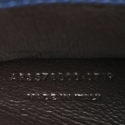 Saint Laurent Kid Scamosciato Smooth Calfskin Medium Classic Monogram Cassandra Top Handle Marine Rouge Legion 7 of 12